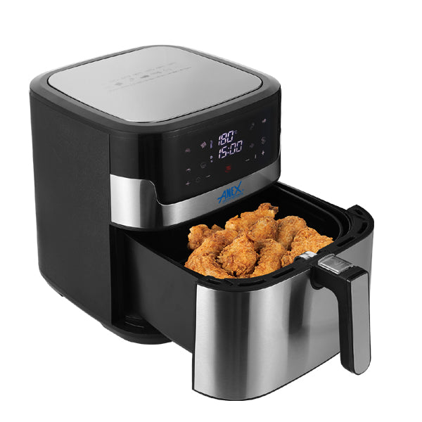 Side view of Anex Deluxe Air Fryer AG-2024