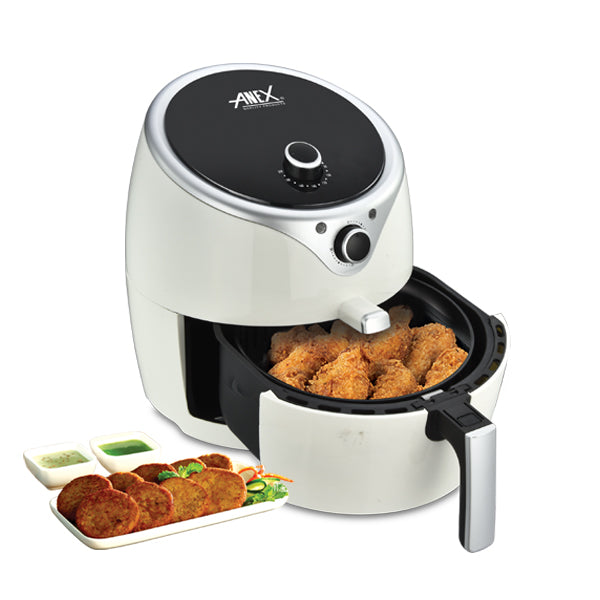Anex Deluxe white Air Fryer AG-2020 front view